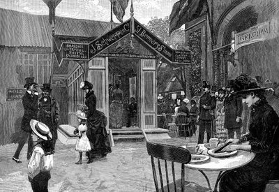 Scène de café extérieur - Unbekannt