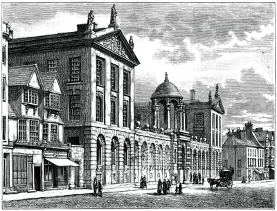 Façade du Queens College, Université d