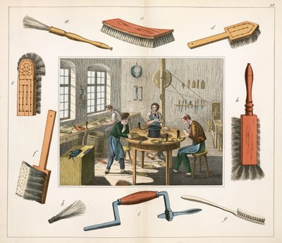 Fabrication, Le fabricant de brosses - Unbekannt