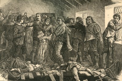 Effondrement de la chapelle à Blackfriars, 1623, 1897 - Unbekannt