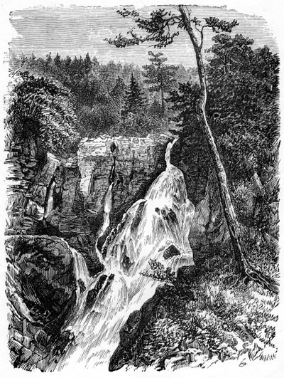 Chutes de Sainte Anne, en dessous de Québec, XIXe siècle - Unbekannt