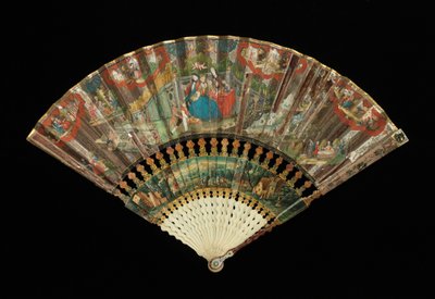 Éventail, vers 1730 - Unbekannt