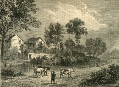 Ferme dans le Regents Park, 1750, vers 1876 - Unbekannt