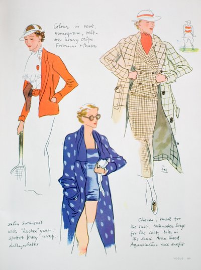 Illustration de mode, 1935 - Unbekannt
