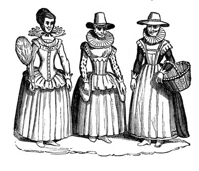 Costume féminin, 17e siècle, 1910 - Unbekannt