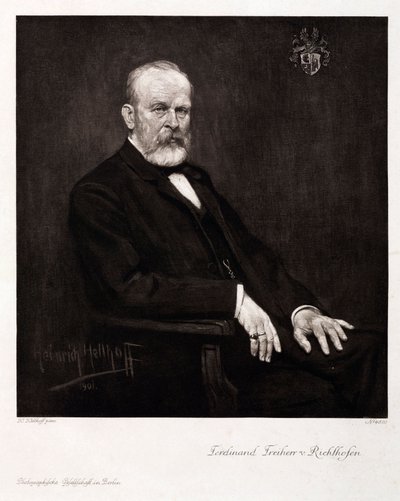 Ferdinand von Richthofen, géographe et géologue allemand, vers 1900 - Unbekannt