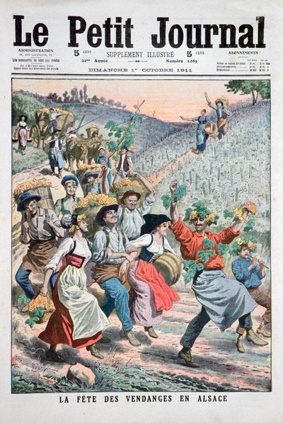 Fête des vendanges en Alsace, 1911 - Unbekannt