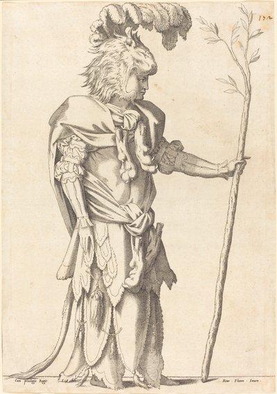Figure costumée en Hercule, vers 1539 - Unbekannt