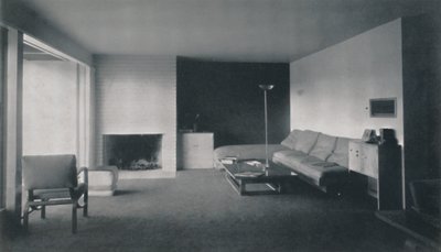 Coin de cheminée par Richard J. Neutra, 1942 - Unbekannt
