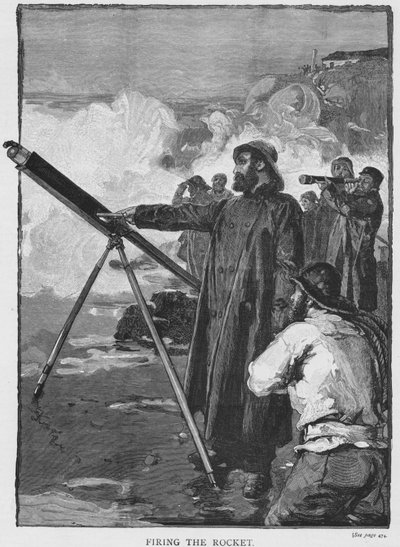 Lancement de la fusée, vers 1880 - Unbekannt