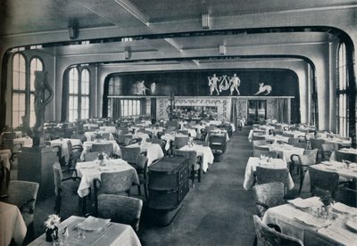 Salle à manger de première classe à bord du Victoria, 1931 - Unbekannt