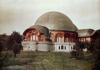 Premier Goetheanum, vue sud de face, Dornach, Suisse, 1922 - Unbekannt