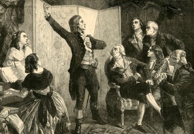 Premier chant de la Marseillaise par Rouget De Lisle, 1792, 1890 - Unbekannt