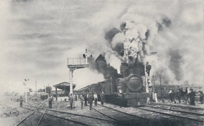 Premier train du chemin de fer intercolonial quittant Kalgoorlie - Unbekannt