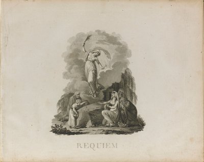 Première édition du Requiem en ré mineur, K. 626 par Wolfgang Amadeus Mozart, vers 1800 - Unbekannt