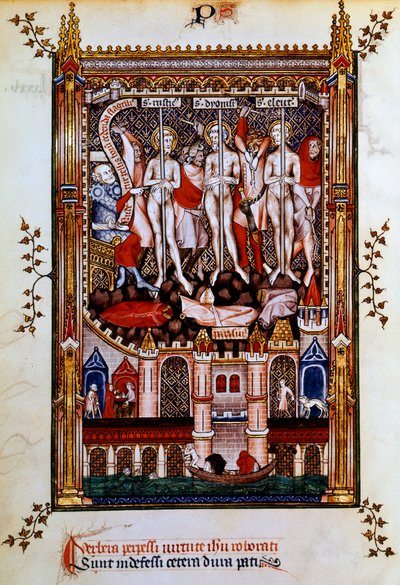 Flagellation de Saint Denis, Saint Rustic et Saint Eleuthère, 1317 - Unbekannt