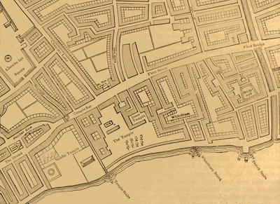 Fleet Street, Le Temple, etc., d