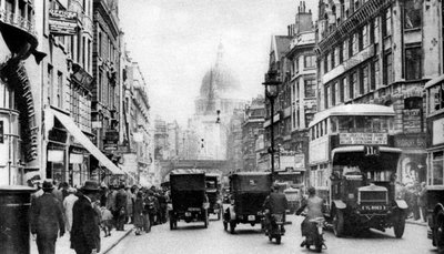 Fleet Street vue depuis l