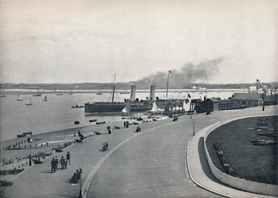 Fleetwood - La Promenade : Départ du vapeur de l