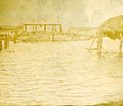 Inondation, Ramskapelle, Belgique, vers 1914-1918 - Unbekannt