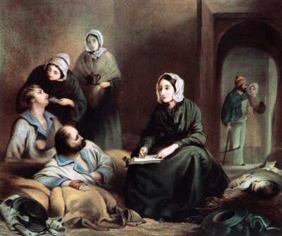 Florence Nightingale, infirmière britannique et réformatrice hospitalière, à l