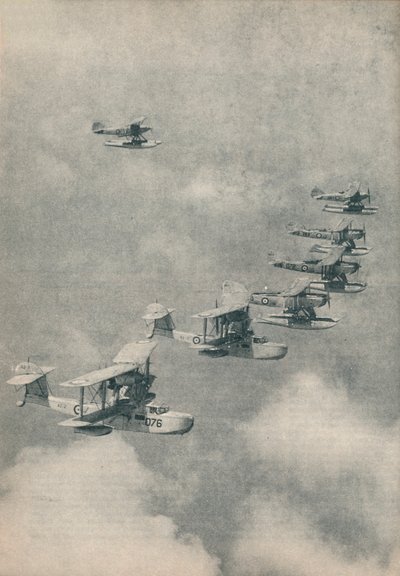 Hydravions et avions à flotteurs des porte-avions de la Royal Navy, vers 1936-1937 - Unbekannt