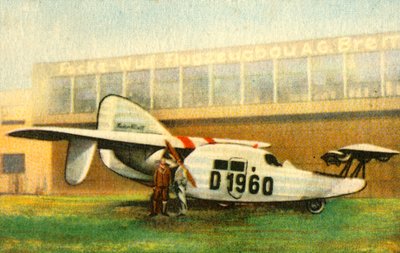 Avion Focke-Wulf F19a Ente, années 1920, 1932 - Unbekannt