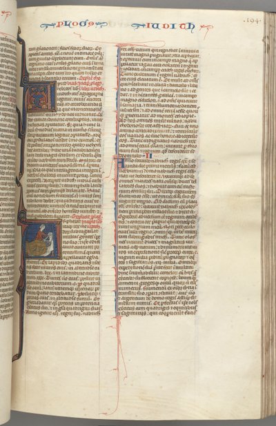 Fol. 194r, Judith, initiale historiée A, Judith décapitant Holopherne - Unbekannt