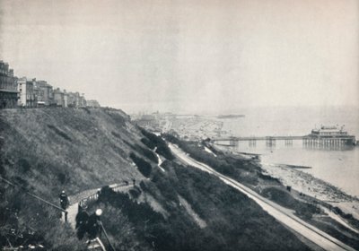 Folkestone - Vue montrant les Lees et la jetée, 1895 - Unbekannt