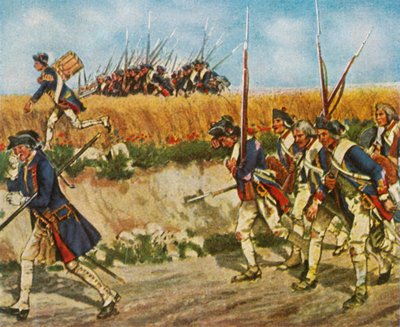 Marche forcée des troupes de Frédéric de Mähren à Küstrin, 1758, 1936 - Unbekannt