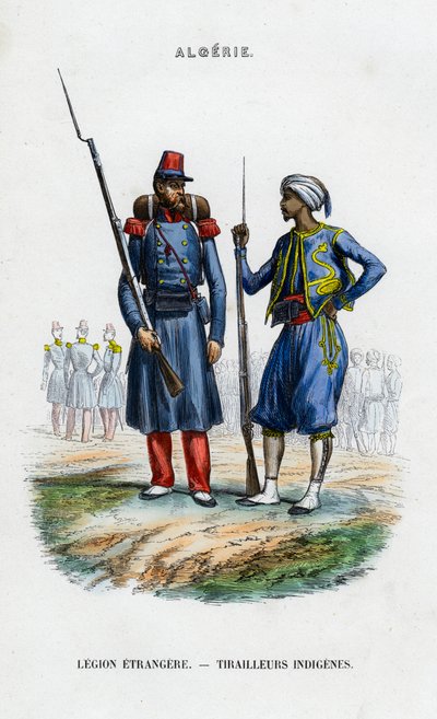 Légionnaire étranger et tireur d