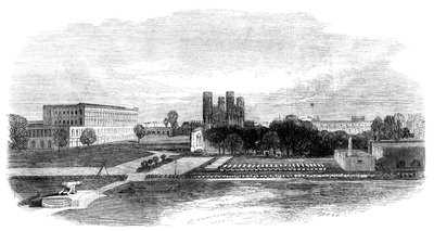 Fort Church et South Barracks, Calcutta, Inde - Unbekannt