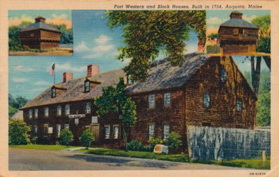 Fort Western et Block Houses, Augusta, Maine - Unbekannt