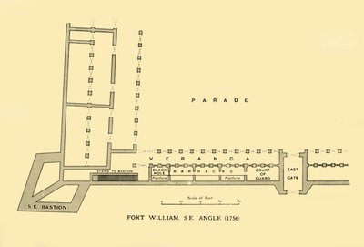 Fort William, angle sud-est, 1756, 1925 - Unbekannt