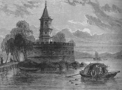 Fort sur la rivière Peiho, vers 1880 - Unbekannt