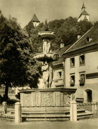 Fontaine, Friesach, Autriche, c1935 - Unbekannt