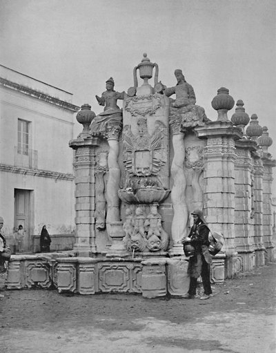 Fontaine des eaux tombantes, Ville de Mexico, c1897 - Unbekannt