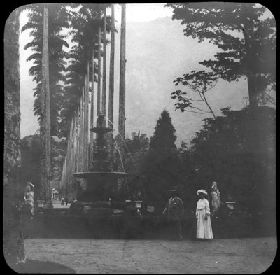 Fontaine des Muses, Jardin botanique de Rio de Janeiro, Brésil, fin du 19e ou début du 20e siècle - Unbekannt