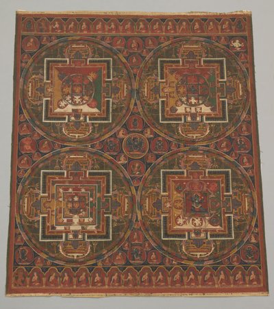 Quatre Mandalas du cycle Guhyasamaja, 16e siècle - Unbekannt
