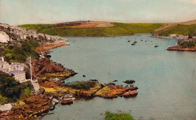 Port de Fowey depuis le château, vers 1930 - Unbekannt