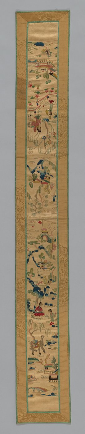 Fragment de bande de manche, Chine, dynastie Qing 1644-1911 - Unbekannt