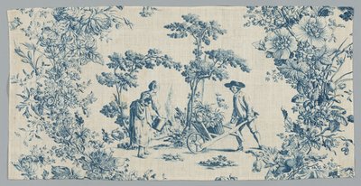 Fragment de coton imprimé - Unbekannt