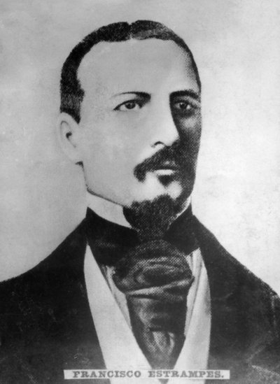 Francisco Estrampes 1827-1855, enseignant et journaliste cubain, vers 1910 - Unbekannt