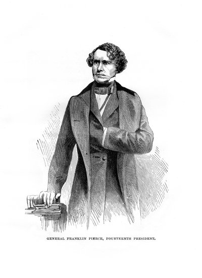 Franklin Pierce, président des États-Unis, vers 1850s - Unbekannt