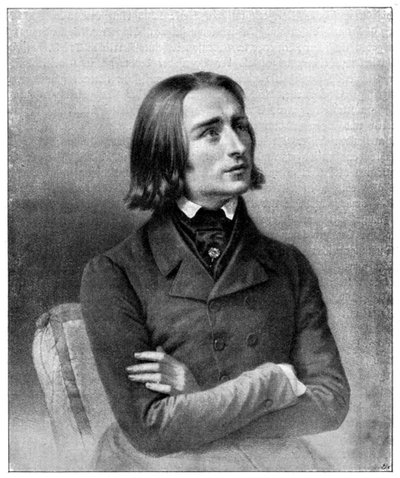 Franz Liszt, pianiste virtuose et compositeur hongrois du 19ème siècle, 1900 - Unbekannt