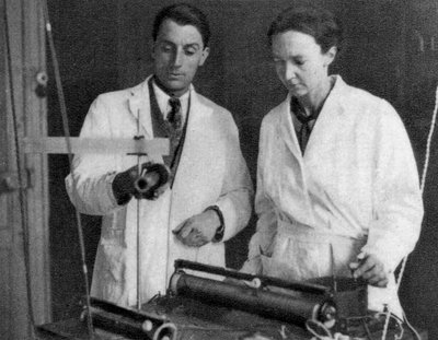 Frédéric Joliot et Irène Joliot-Curie, scientifiques français - Unbekannt