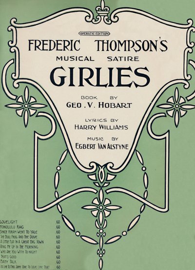 Satire musicale de Frederic Thompson, Girlies, 1911 - Unbekannt