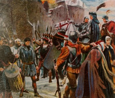 Frédéric Ier, margrave de Brandebourg, abat les Quitzows, 1414 - Unbekannt