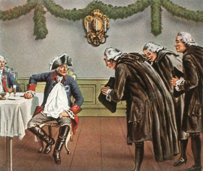 Frédéric le Grand et les hommes de Greiffenberg, 1784, 1936 - Unbekannt