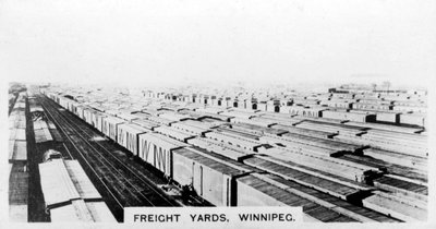 Chantiers de fret, Winnipeg, Manitoba, Canada, vers 1920 - Unbekannt
